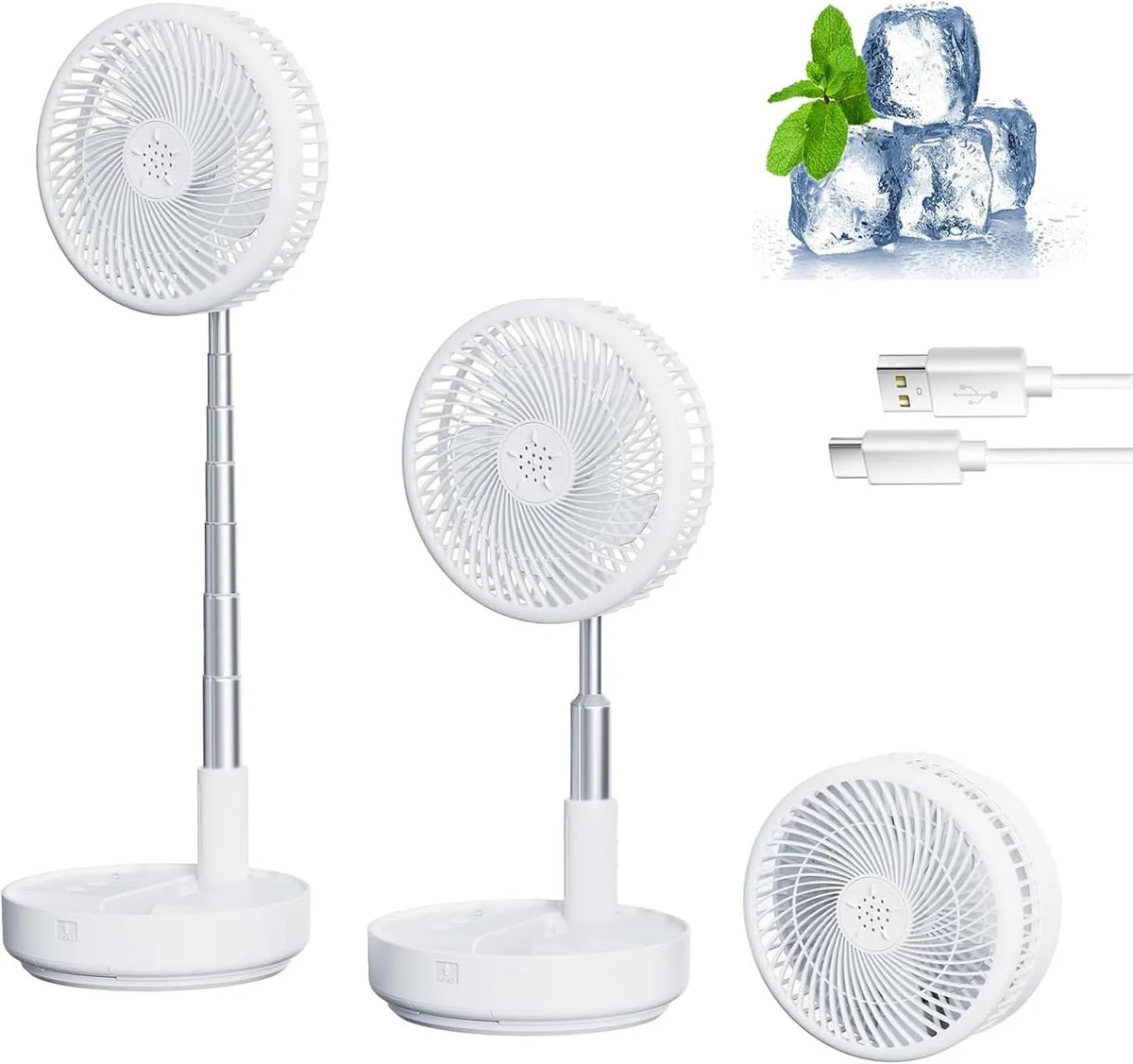 Qosneoun, Wentylator, plener, dekoracja pokoju dziennego, 1 produkt