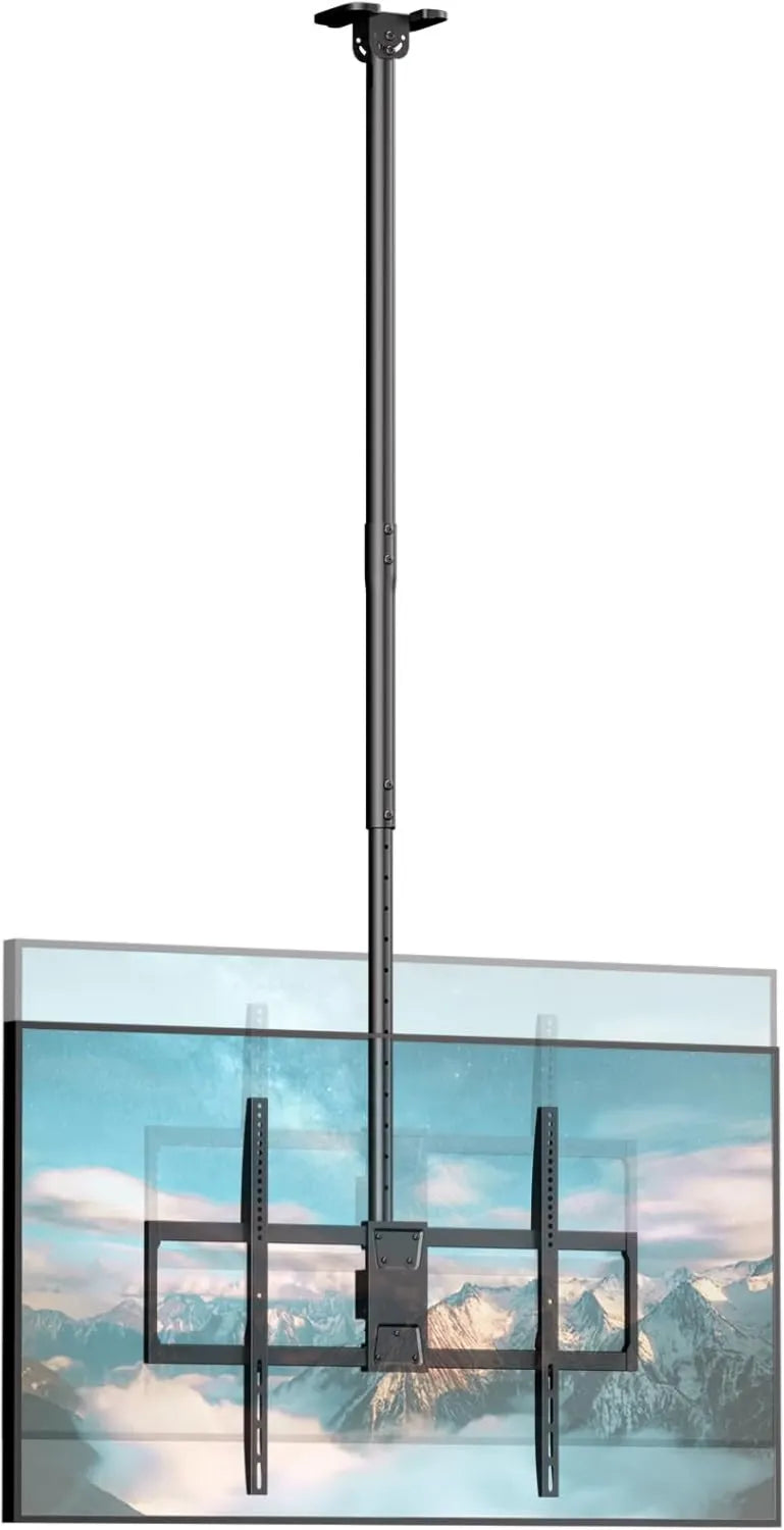 Putilsen Mount uchwyt ścienny, Inteligentny telewizor, 100 cali, 800 × 600, TV, czarny, 360 ° obrotowy z Inklinacją i Pivot, 1090- 2100 mm, do 80 kg, kompatybilny VESA 800x600