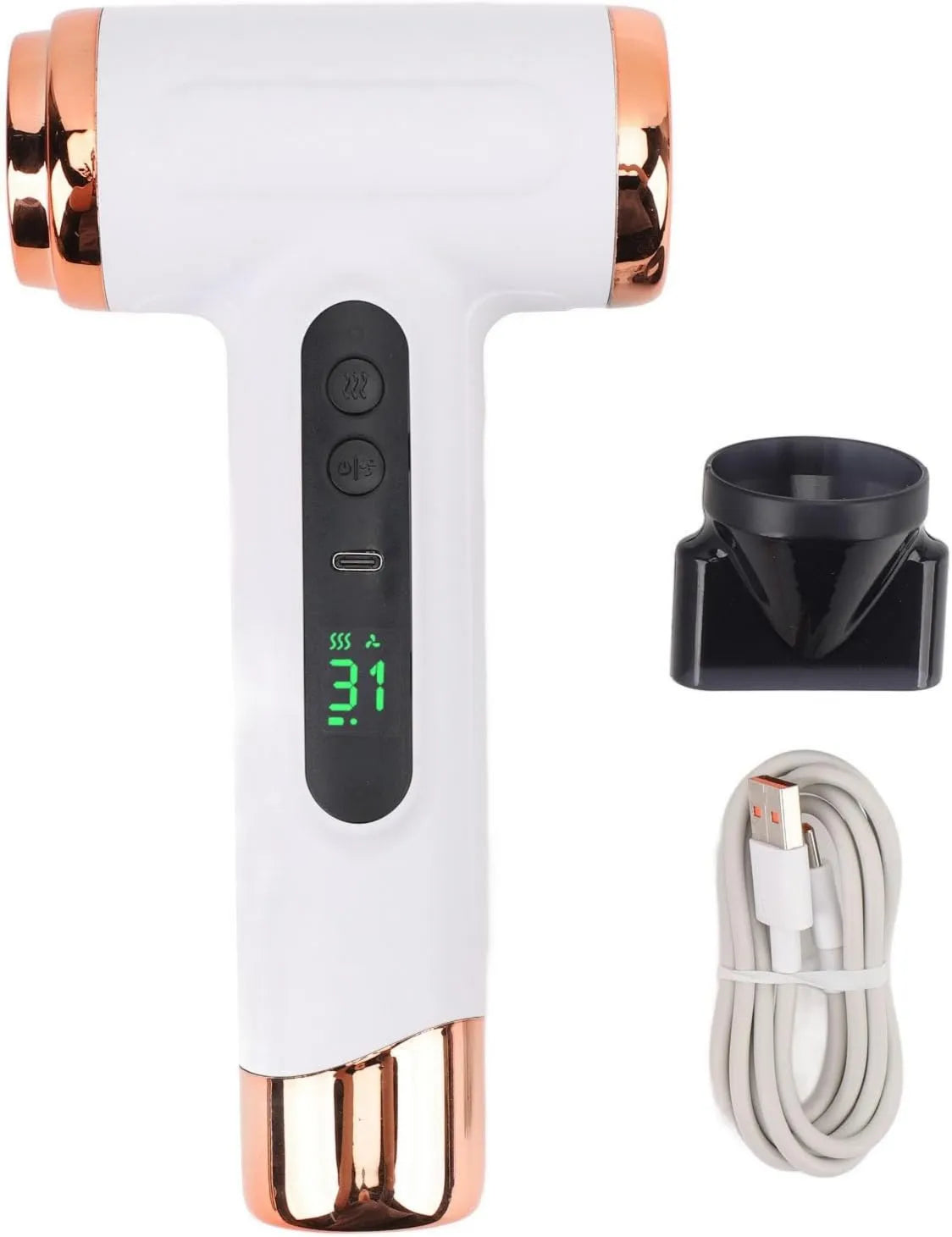 Sxhlseller suszarka do włosów, Bateria, Przenośna, 200 W, bezprzewodowa, do podróży