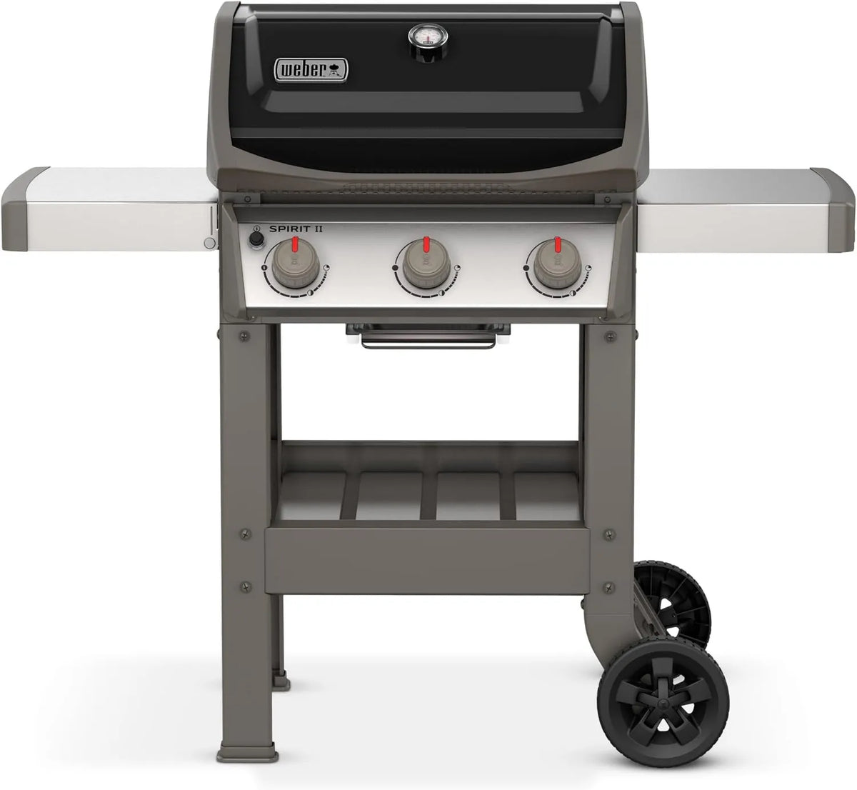 E-310 grill gazowy, funkcja grilla, Weber Spirit 2 grill gazowy czarny z blatem