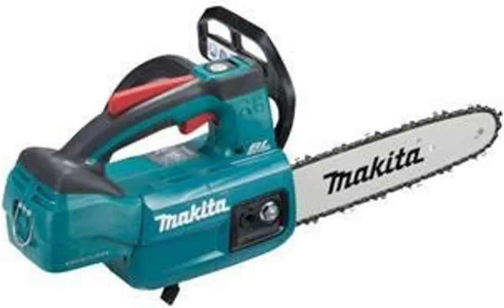 Makita DUC254 pilarka łańcuchowa, 25 cm, zasilanie akumulatorowe, akumulatorowa piła łańcuchowa górny uchwyt 18 V 25 cm ostrze