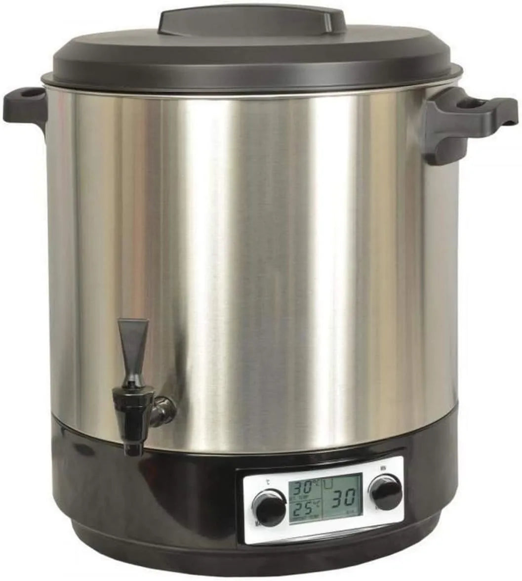 Kitchen Chef, Kran kuchenny KCPST31LCD.IX, 31 l, 2000 W, licznik, wyświetlacz LCD, stal nierdzewna