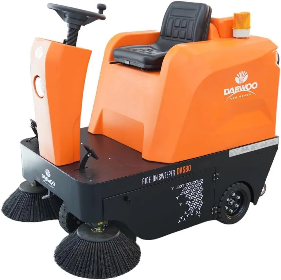 DeTec., akumulator, silnik, zamiatarka, 40 cm, 80 l, 700 W, 48 V, 380 m, 10 l, duży zbiornik