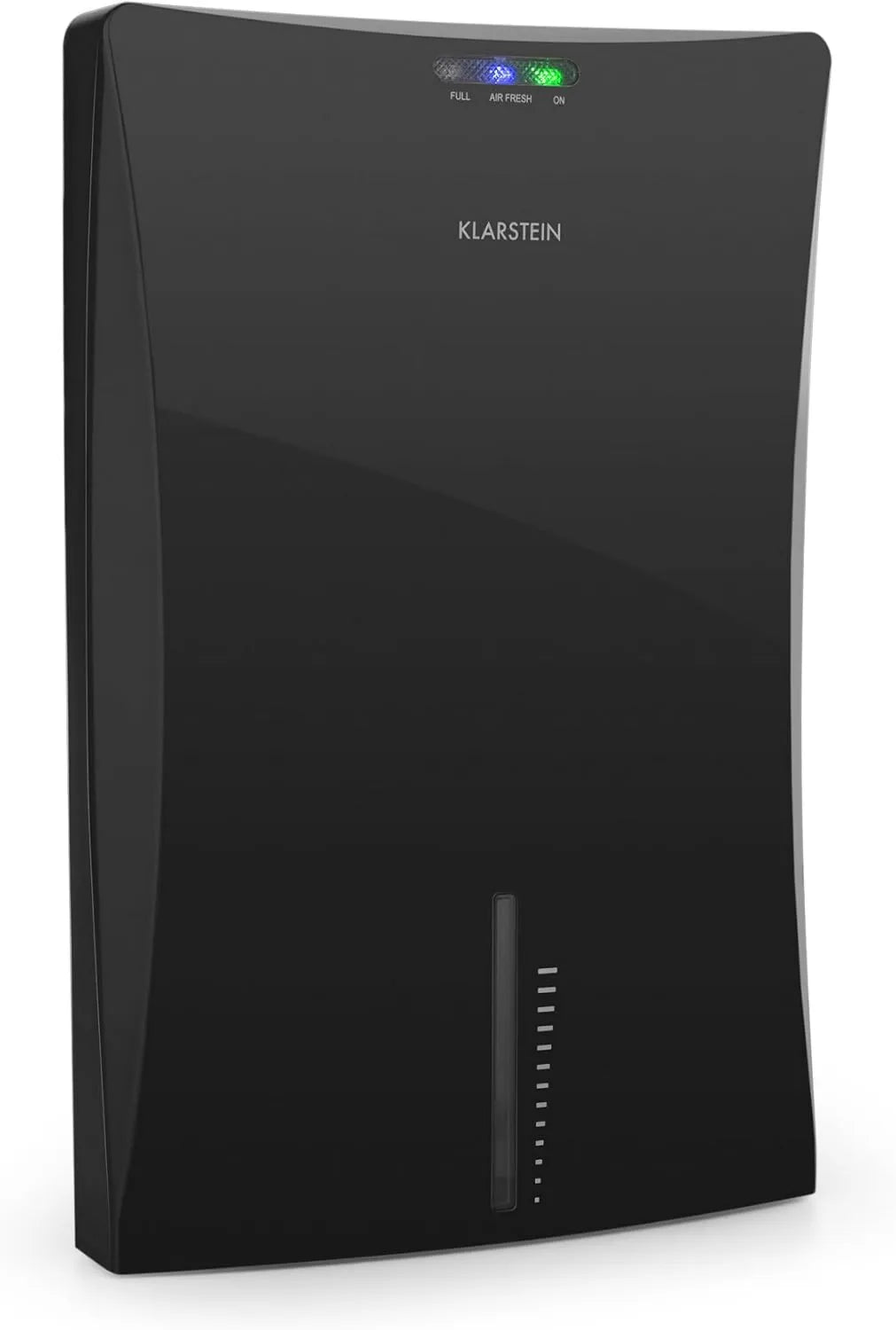 KLARSTEIN osuszacz powietrza, Denawidator, 2 l, 70 W, duży zbiornik, tłumik, czarny, działa LED, 2 l zbiornik wody
