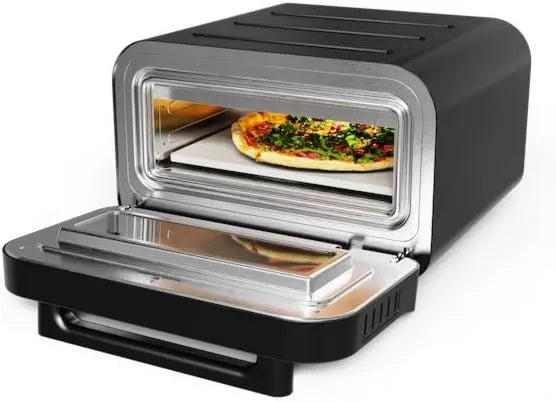 KeMar Kitchenware piec do pizzy, Pizza piekarnik elektryczny, dotyk, do 450°C, ekran dotykowy