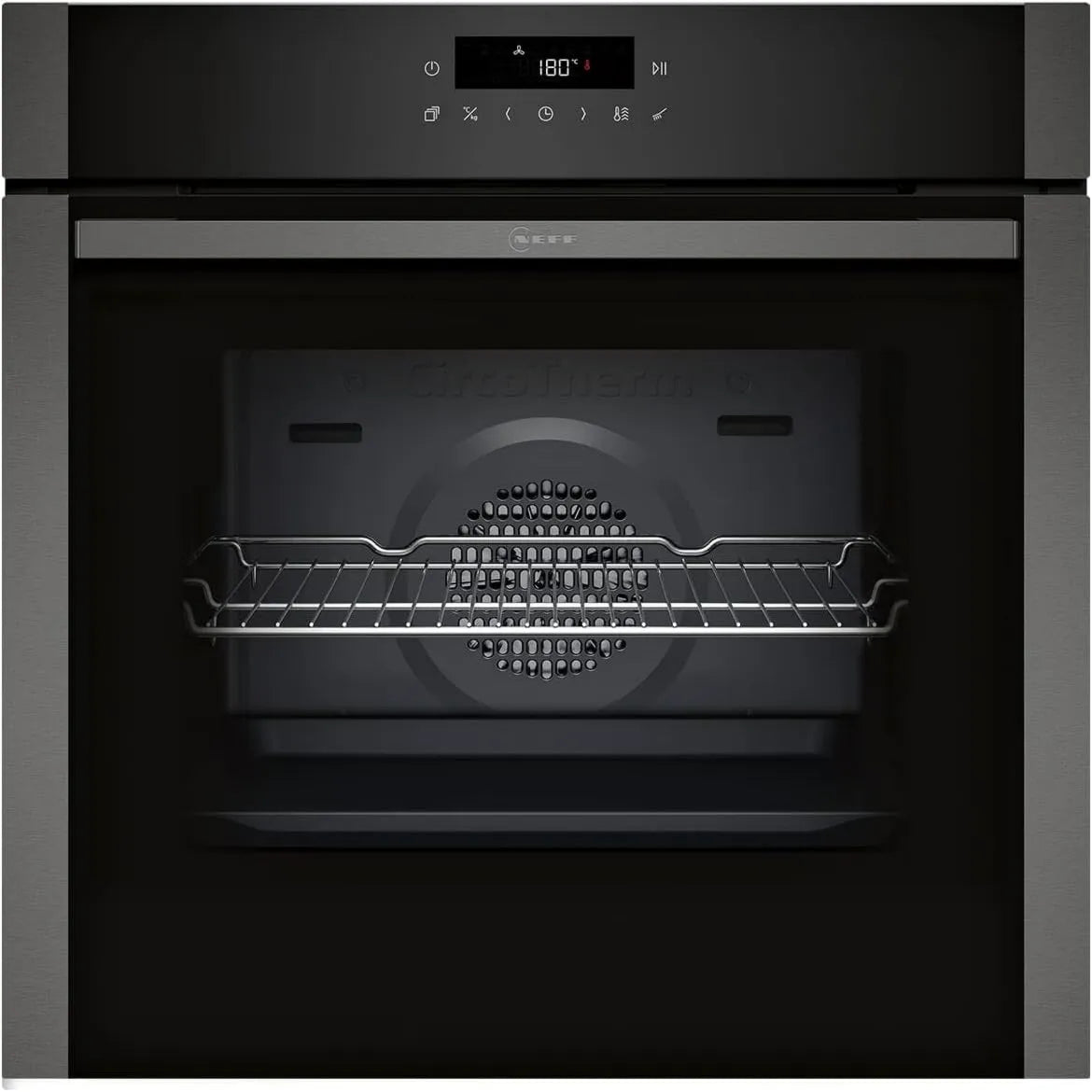 NEFF B6ACJ7AG3 N50 piekarnik elektryczny, 60 cm, 60 x 60 cm, praca automatyczna, piekarnik do zabudowy, wyprodukowano w Niemczech, opuszczane drzwi