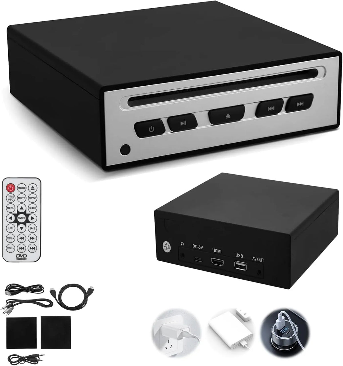 DoeDoefong, Inteligentna telewizja, HDMI, USB, laptop, typ C, wtyczka i odtwarzanie - kompatybilne z samochodem