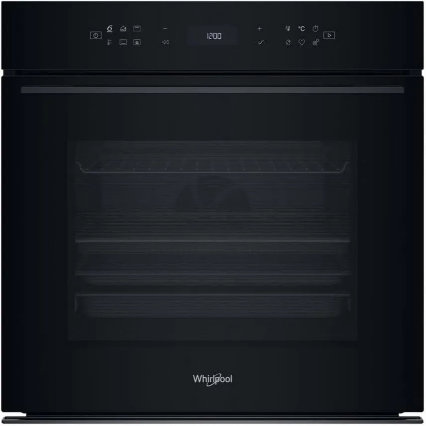 Whirlpool piekarnik do zabudowy, WOI78HT1SBA Elektryczny piekarnik, 73 l, 3450 W, zwrotny, czarny, built- w piekarniku 3450 W 73 l Czarny - WOI78HT1SBA