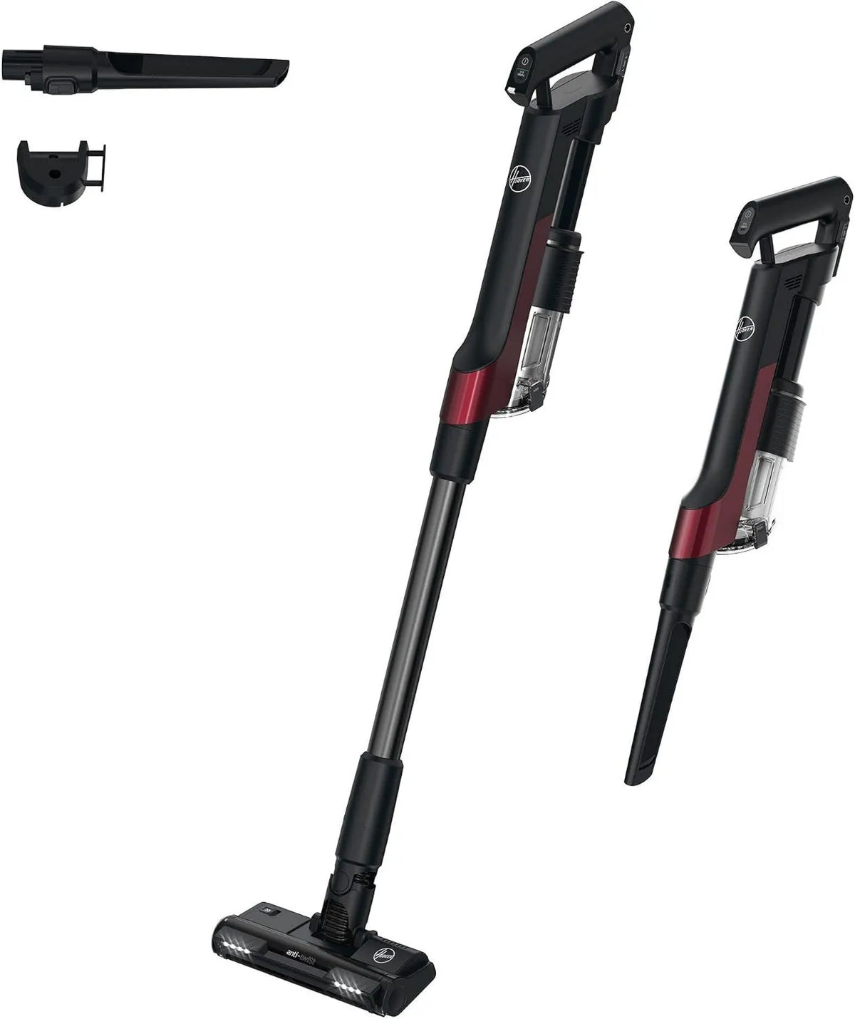 Hoover odkurzacz pionowy, HF2 Odkurzacz, oświetlenie LED, demontowalne, 40 min autonomia, technologia Ultra Compact x3