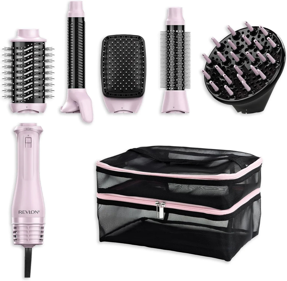 REVLON, Akcesoria do urządzeń, One-StepTM 5-in-1 Multi Air Styler Pink Titanium Edition