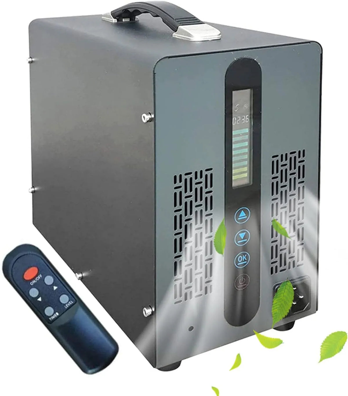 RDJSHOP oczyszczacz powietrza, czarny- 20000mg / h Generator, Przenośne, Dotknięcie, Profesjonalne, Czarny, do dużych części, czarny-20000mg/h