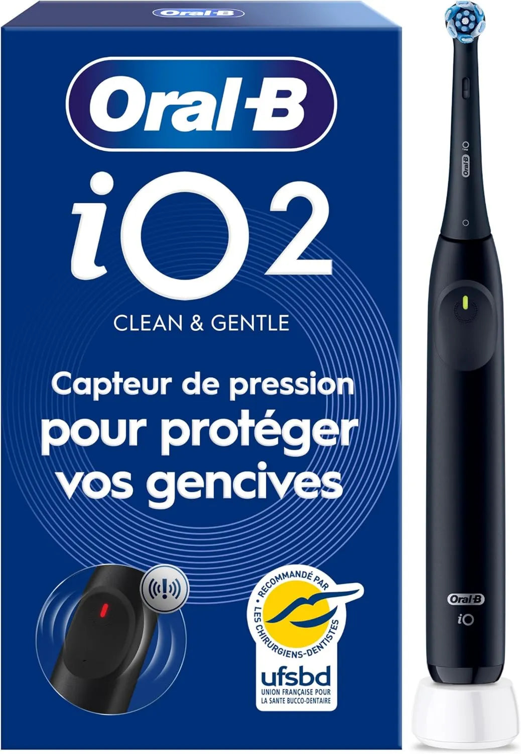 Oral-B, Szczoteczka do zębów, wielokrotna szczoteczka do zębów, Oral- B Elektryczna szczoteczka do zębów iO 2 wyposażona w 1 Szczoteczkę do zębów
