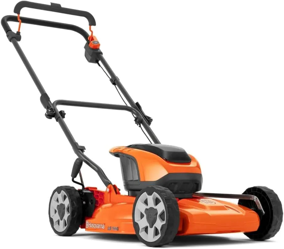 Kosiarka, 44 cm, zasilanie akumulatorowe, Husqvarna LB 144i kosiarka akumulatorowa, szerokość cięcia 44 cm, funkcja mulczowania BioClip