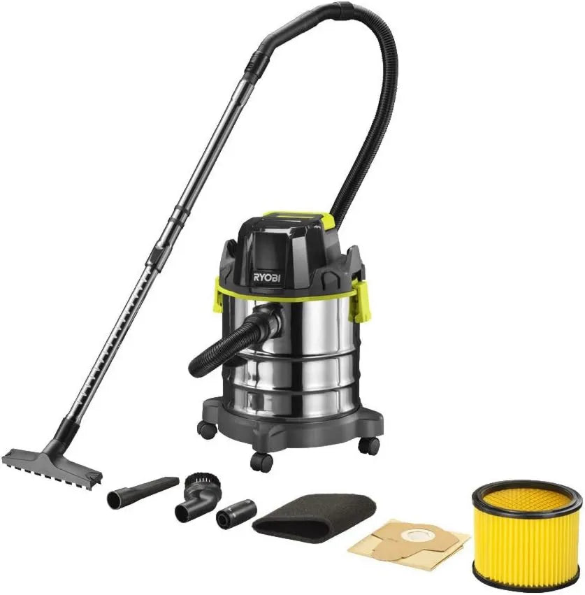 RYOBI, Odkurzacz R18WDV- 0, 11 l, 18 V, 1, 8 m rury, R18WDV-0