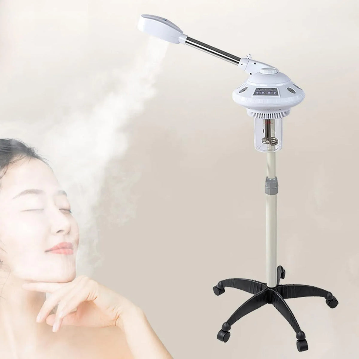 Treeisland, SPA, do domu, Face Vaporer Vaporizer twarzy 750 W do profesjonalnego wykorzystania Sauna Ozon rozpylać twarzy dla Salonu Piękności