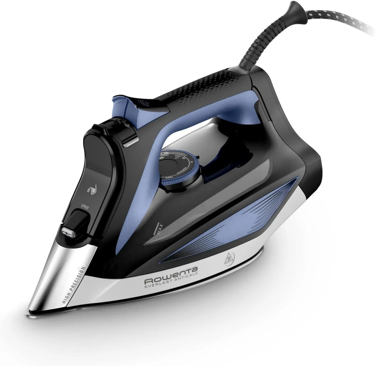Rowenta żelazko parowe, DW7320 para Pan, Everlast Anticalc para Iron, 2700 W, 45 g / min, 220 g / min, Ciągła wylot pary, Drop- drop stop