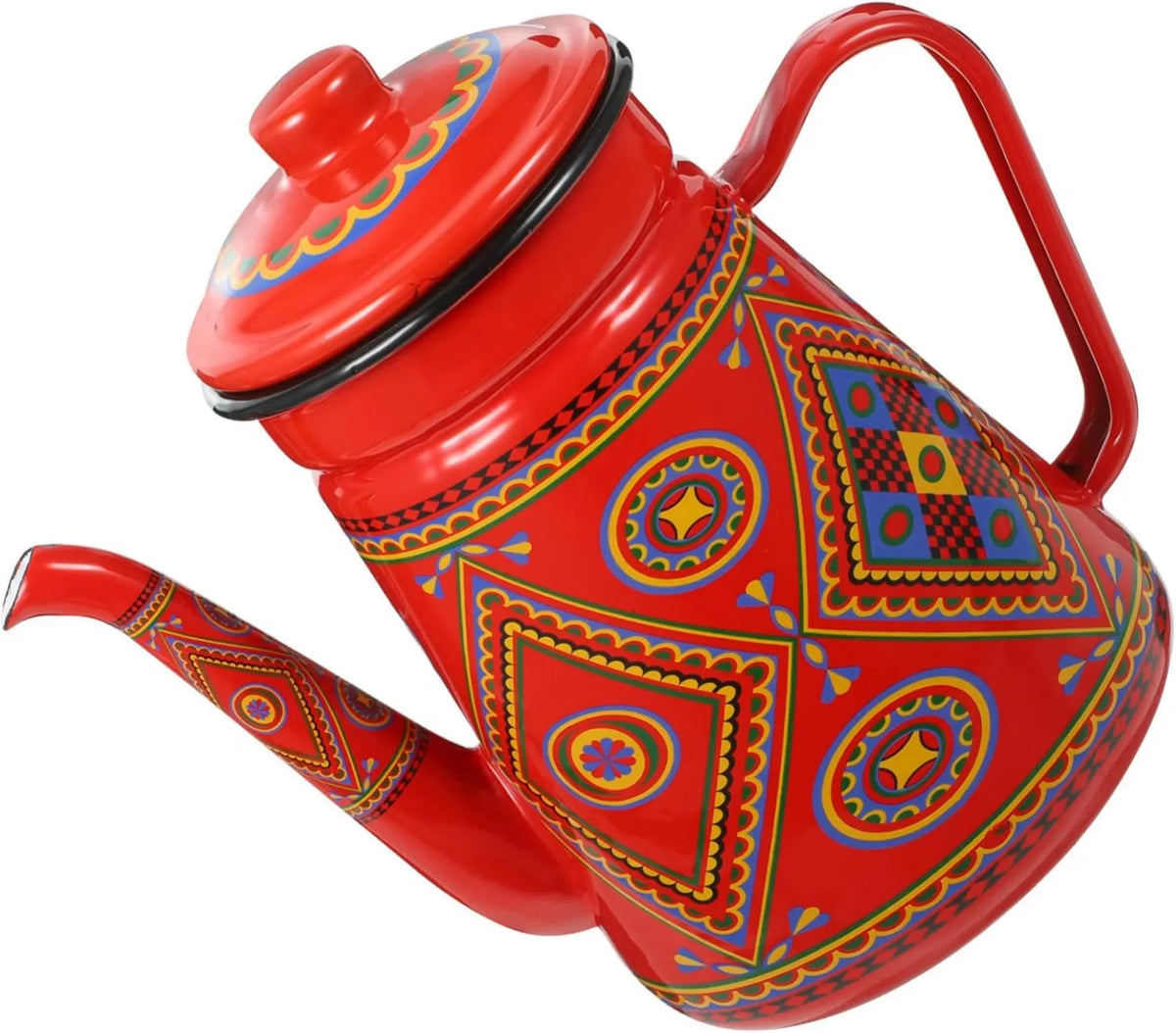 Mikikit, Piekarnik z piekarnikiem, 5 l, czerwony, czajnik emalii 1