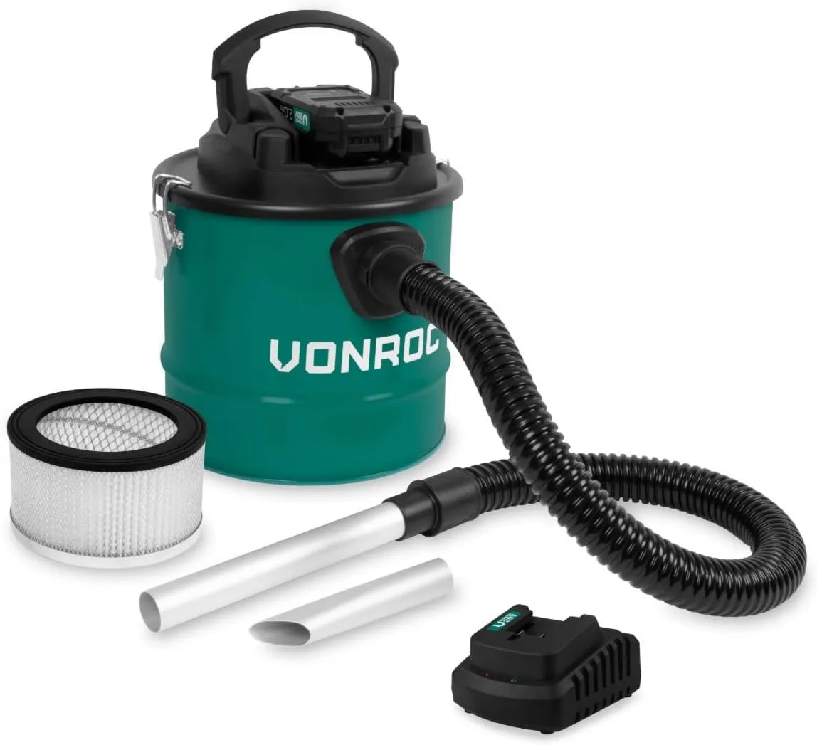VONROC, Odkurzacz, 12 l, 20 V, 2.0Ah, duży zbiornik