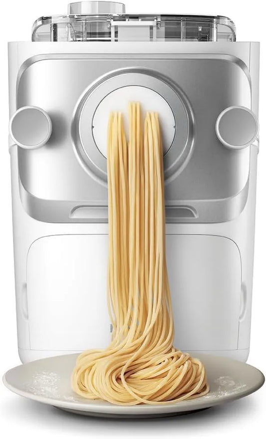 Philips HR2660/00, Urządzenie Do Wyrobu Makaronu Z Serii 7000, Technologia ProExtrude, zapewnia gładkie, sprężyste ciasto, Duża pojemność