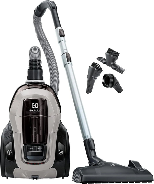 Electrolux odkurzacz tradycyjny, PC91- 4MG Odkurzacz, płyta IPS, szary, Elastyczny uchwyt z powietrza przepływowego Variator, 3 w 1 Akcesoria Klapy na uchwyt, Czysty C9 PC91-4MG