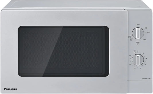 Panasonic, NN- GM23QMEPG Kuchenka mikrofalowa, 20 l, 800 / 1000 W, minutnik, grill, rozmrażanie, szybki 30, Grill 1000 W, 800 W, Nastawianie wybierania NN-GM23QMEPG