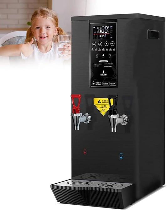 CHSUFBTY, Grzejnik elektryczny, 50 l, 2500 W, profesjonalny, restauracja, czarny