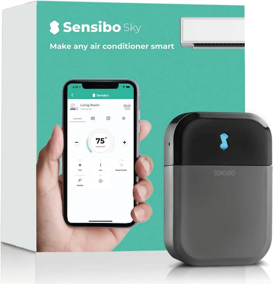 Sensibo, Sterownik WiFi Sky do klimatyzacji, aplikacji, termostatu, asystenta Google, Alexy i Siri, Sky - bezprzewodowy kontroler Smart Controller