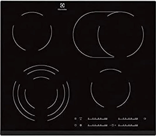 Electrolux płyta grzewcza, Elektroluks EHF6547FXK Płyta ze szkła ceramicznego, elektryczny stół do gotowania