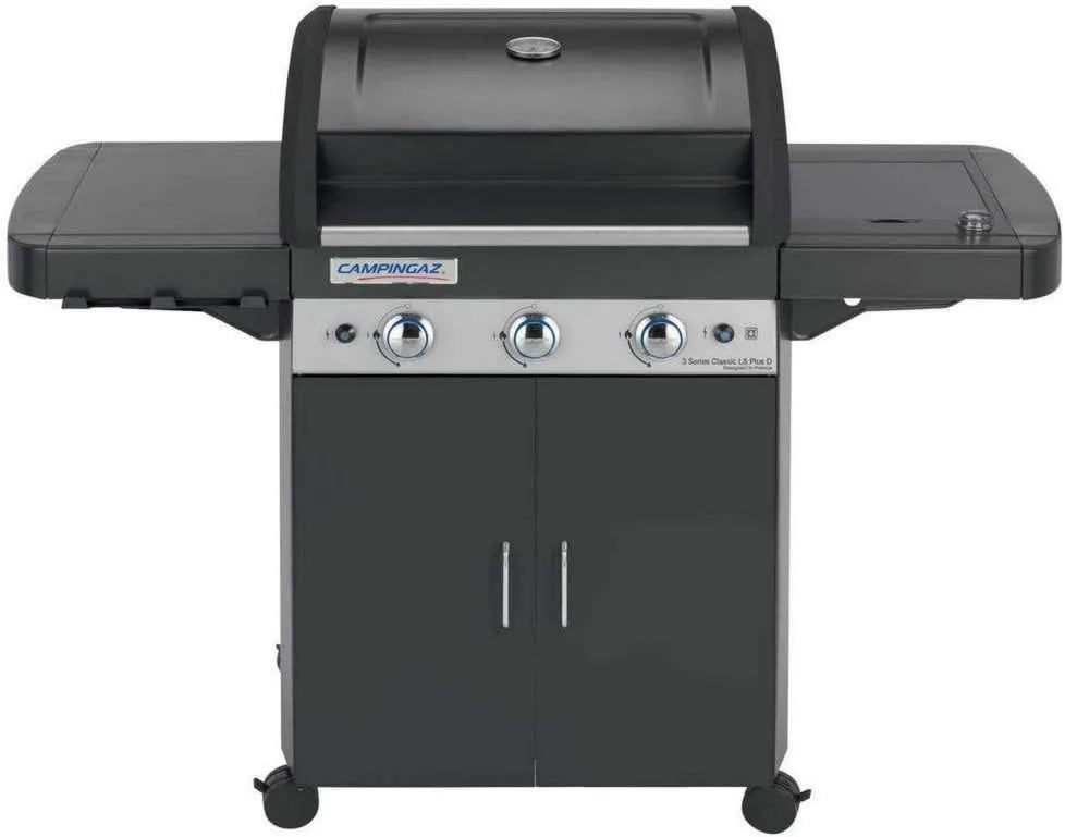 Grill gazowy, 3 palniki, 2,3 kW, 167 g, funkcja grilla, Campingaz 3 series Classic LS Plus Black Grill gazowy 3 palniki