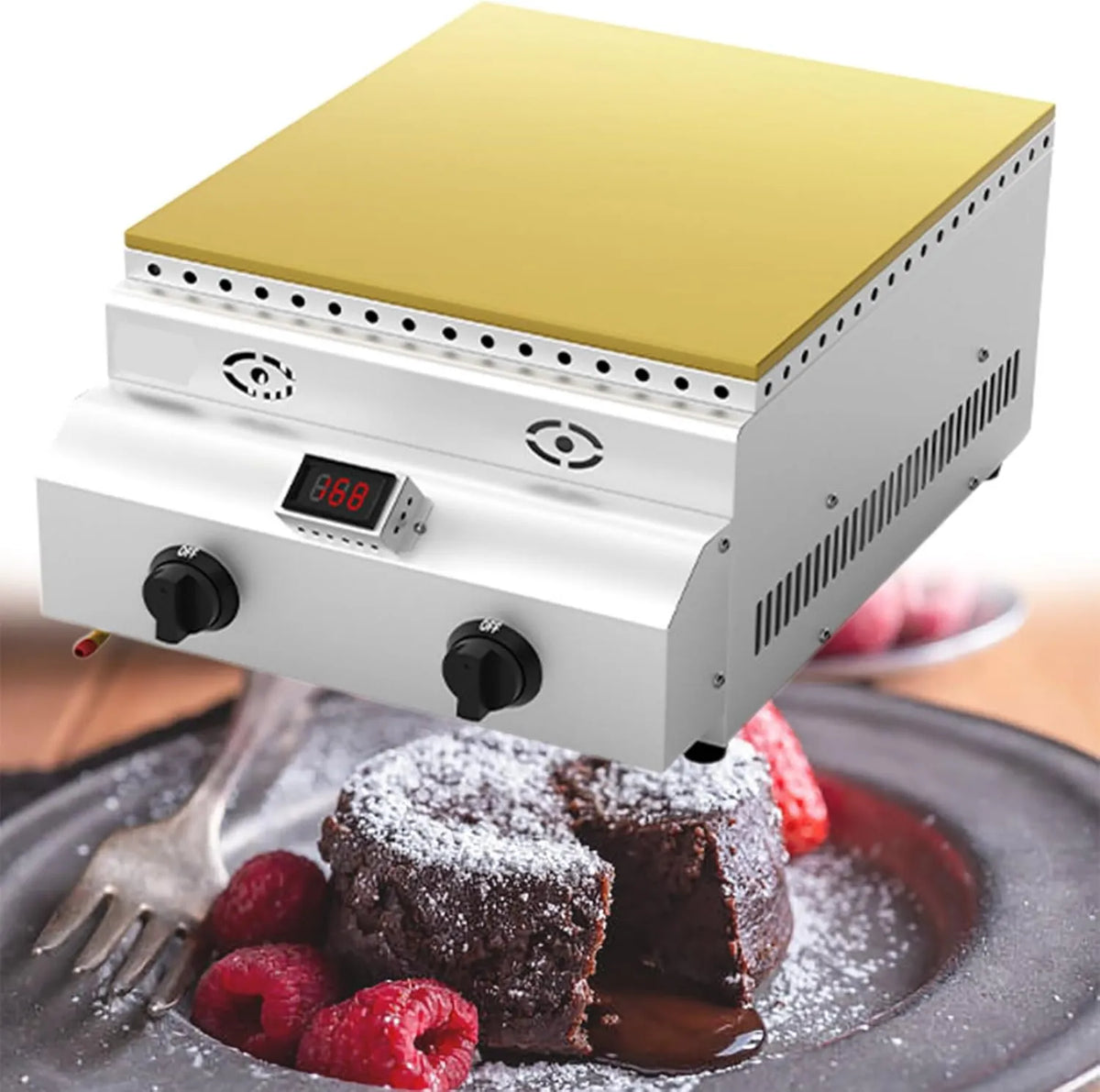 XSDAJSD, Maszyna do wyplatania, Babeczkowa Maszyna, Naleśnik, Profesjonalne, Restauracja, Non- stick Powłoka, Stal nierdzewna, Do kuchni