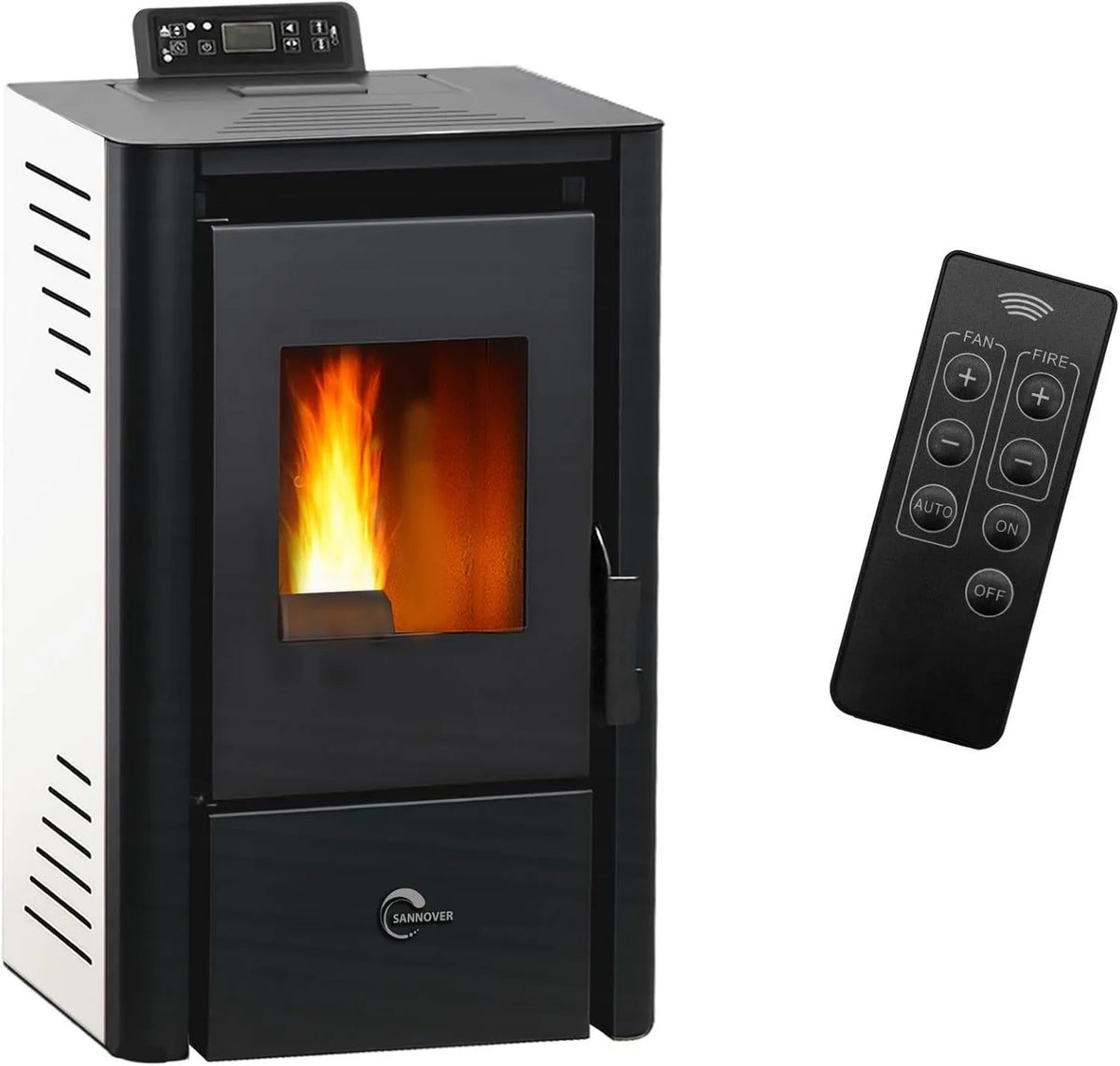 Sannover Thermique, Naczynie kuchenne, IP65, białe, 9, 4 kW, naczynia, Anita wodoodporna, Piec granulowany 9