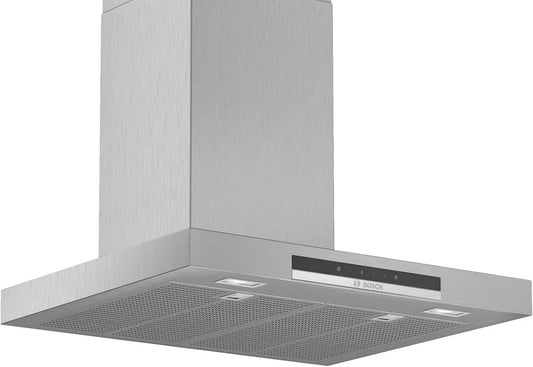 Bosch okap kuchenny, intuicyjne zastosowanie DirectSelect 3 poziomów mocy i 1 intensywność, Seria 4 Suszarka ścienna o szerokości 60 cm z jednolitym oświetleniem LED