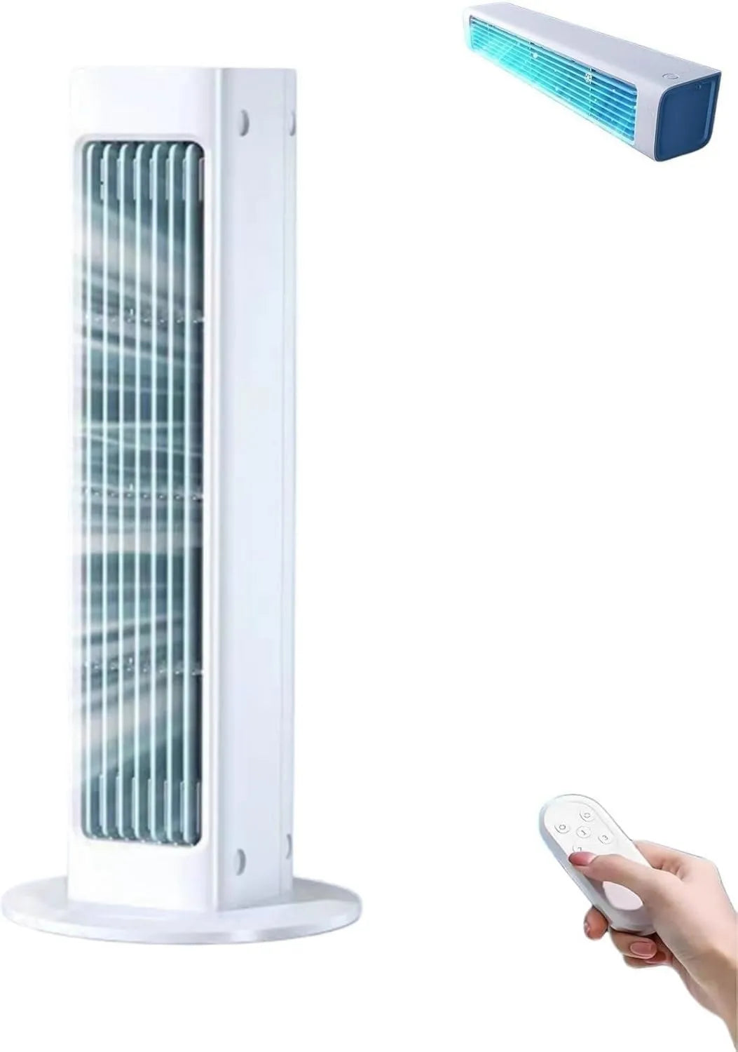 HGTRH klimatyzator przenośny, Klimatyzator, przenośny, 3-biegowa, USB, Breezamax Air Cooler z USB