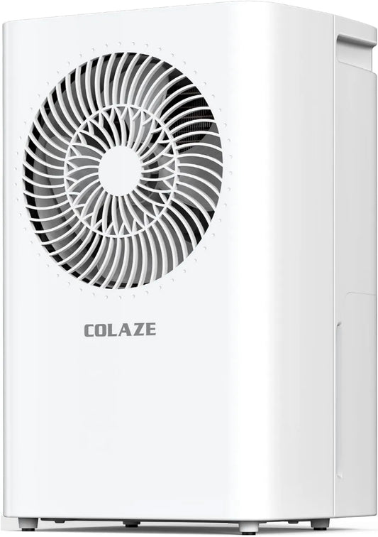 COLAZE osuszacz powietrza, 12 l / dzień osuszacz, koła ruchome, dekoracja salonu, tłumik, Nadaje się do 120 m3 / 30 m² 12 l/jour