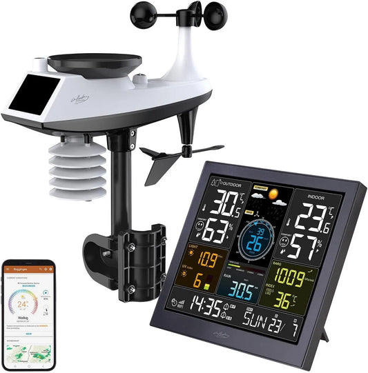 infactory, Stacja FWS- 300.xl, bezprzewodowa stacja meteorologiczna, plener FWS-300.xl