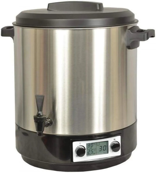 Kitchen Chef, Kran kuchenny KCPST31LCD.IX, 31 l, 2000 W, licznik, wyświetlacz LCD, stal nierdzewna