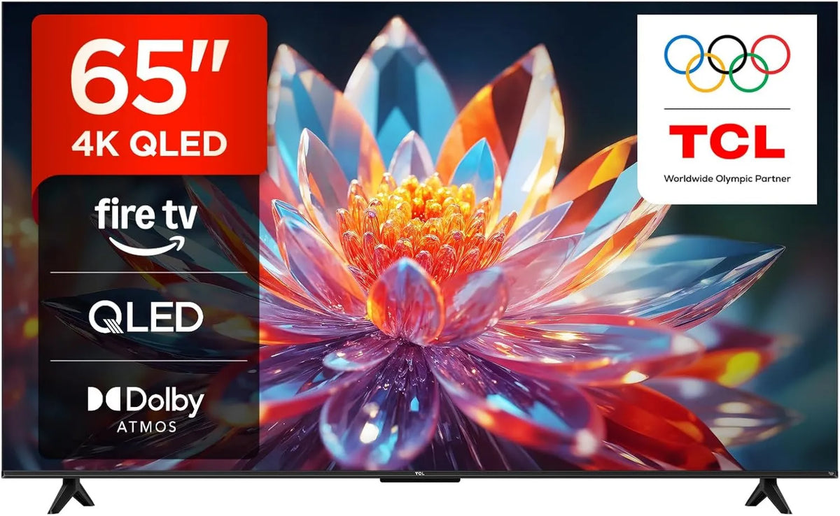 TCL telewizor, 65T6C Smart TV, TV, 4K UHD, QLED, HDR, Prasa i zapytać Alexa, HDR10 +, Fire TV