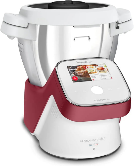 Moulinex HF9345 robot kuchenny, 1550 W, 4,5 l, sterowanie dotykowe, praca automatyczna, Wielofunkcyjny robot kuchenny I-Companion Touch