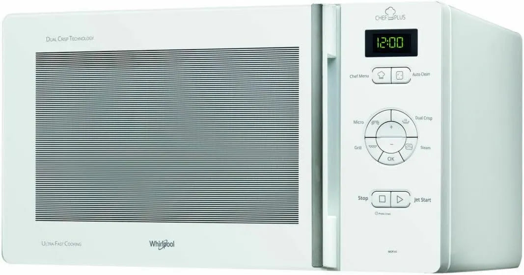 Whirlpool kuchenka mikrofalowa, 1750 W, ChefPlus Blat 25L Mikrofalówka kombinowana i stojąca