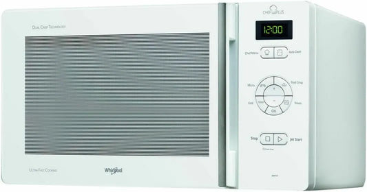 Whirlpool kuchenka mikrofalowa, 1750 W, ChefPlus Blat 25L Mikrofalówka kombinowana i stojąca