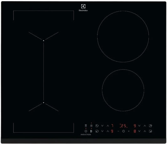 Electrolux płyta grzewcza, Płyta indukcyjna LIV63431BK, 60 cm, 4 pola grzewcze, czarny, Placement