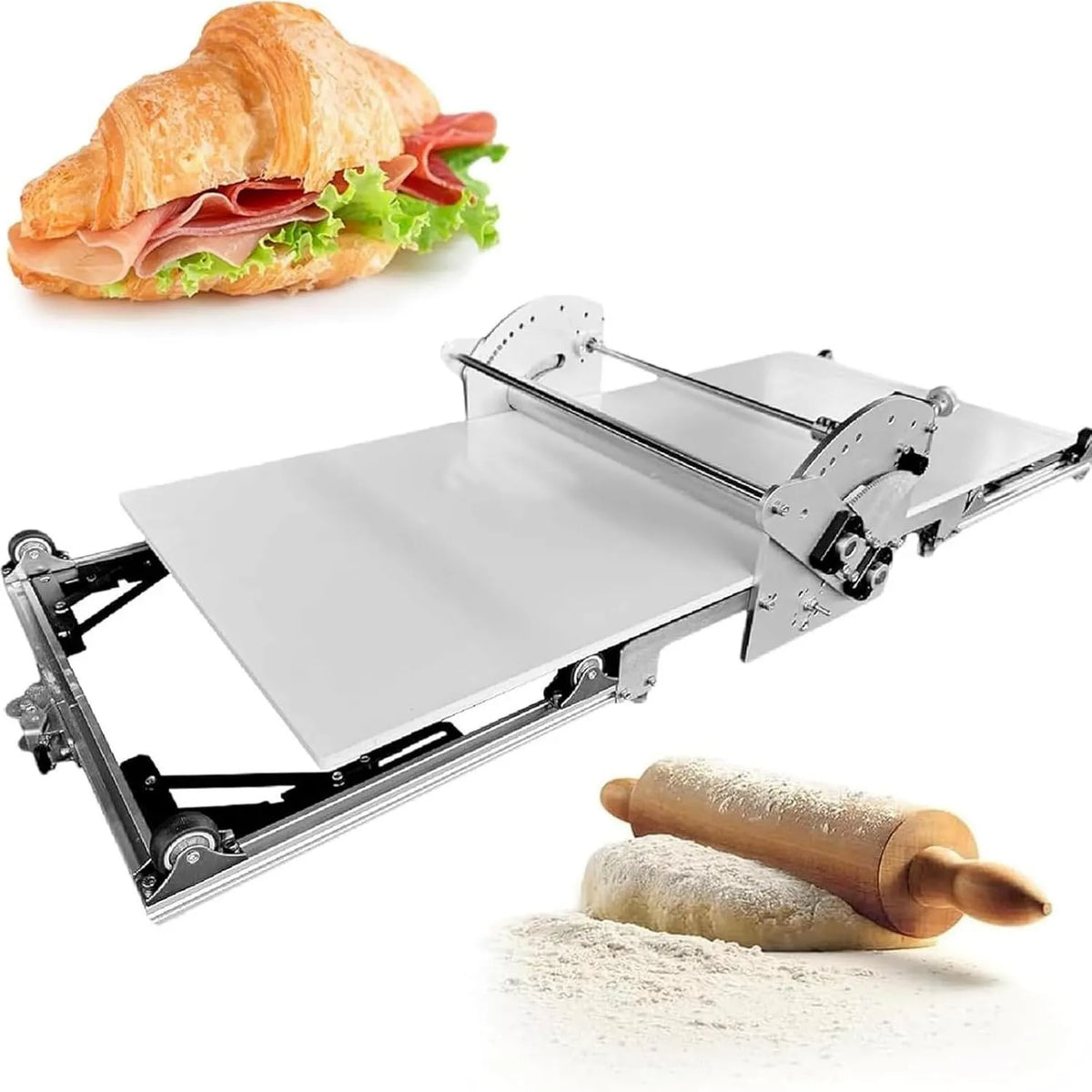 CGLYYDS, Rolling maszyna, Stół, Pizza, Ciasto, Profesjonalne, Stal nierdzewna, dla Crescents