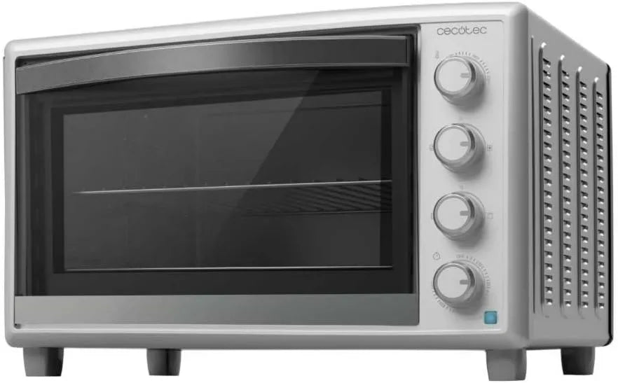 Cecotec mini piekarnik, Piec elektryczny, 60 l, 2200 W, 12 programów, 2 strefy temperatur, biały, Temperatura do 230o, Table Convection Piec do pieczenia