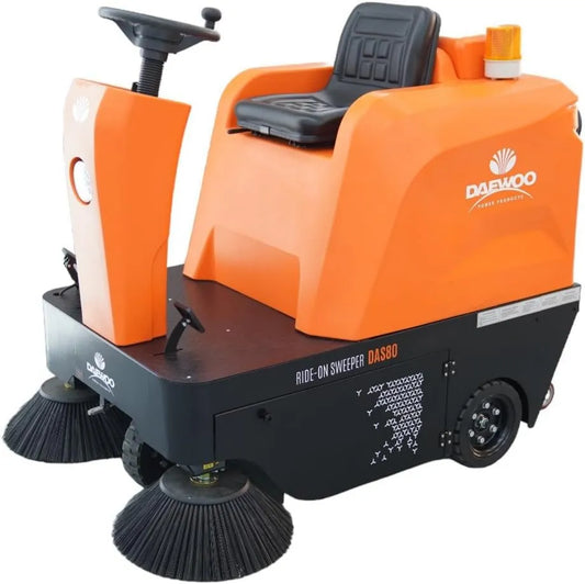 DeTec., akumulator, silnik, zamiatarka, 40 cm, 80 l, 700 W, 48 V, 380 m, 10 l, duży zbiornik