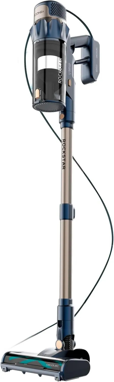 Cecotec odkurzacz pionowy, Odkurzacz, 600 W, duży zbiornik, moc próżniowa 15 kPa, zbiornik 700 ml, promień działania 8m
