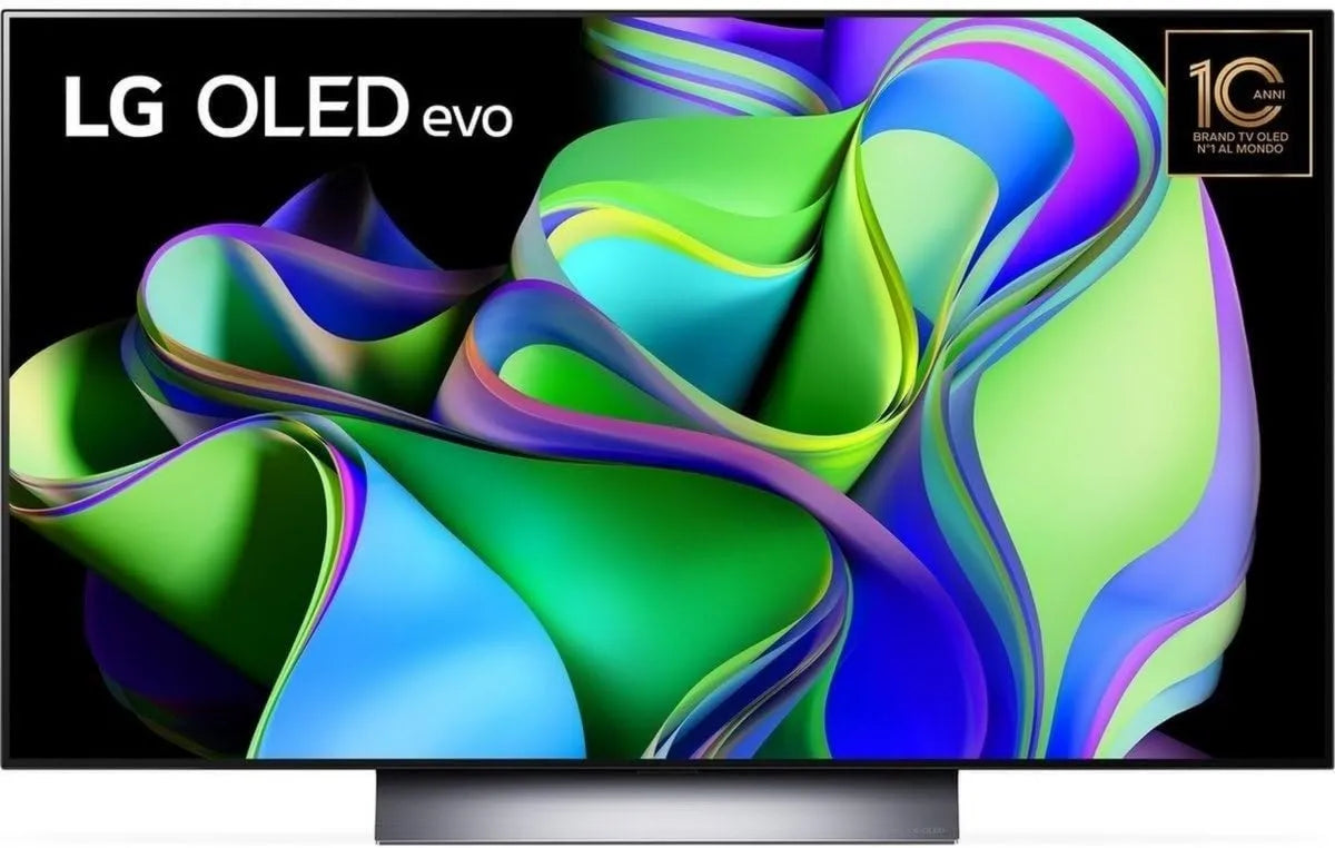 LG OLED48C3 TV 2023 telewizor Smart TV, 121 cm, OLED Evo 121 cm 4K UHD Smart Czarny i srebrny