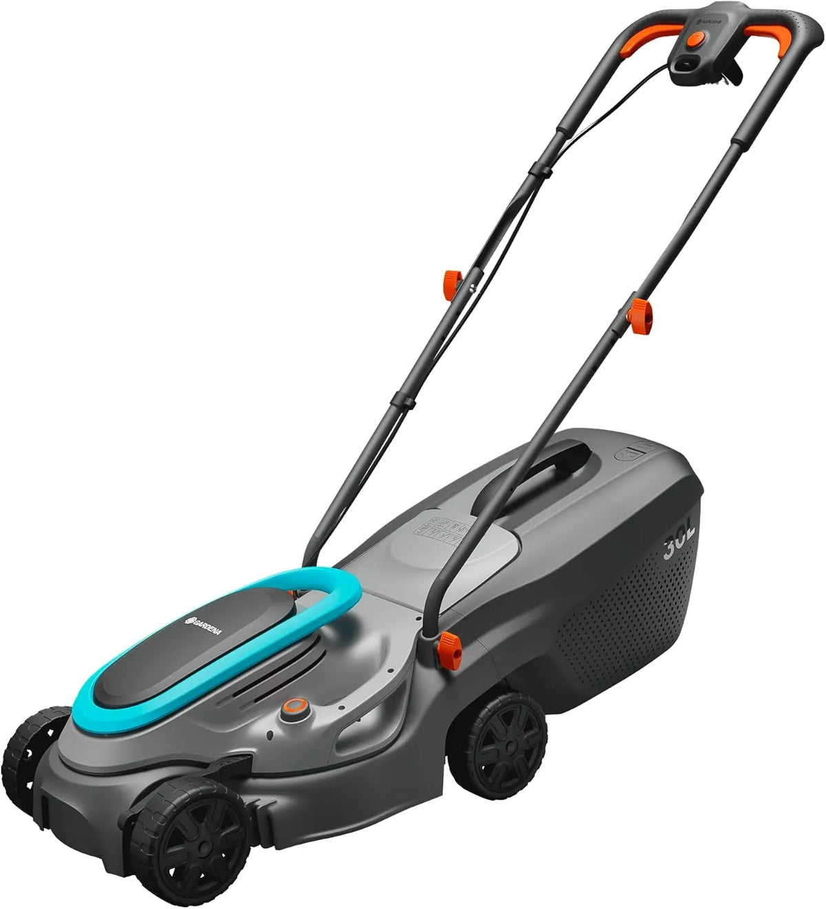 Gardena G2 kosiarka, 300 m², 1200 W, 32 cm, elektryczna kosiarka PowerMax 32/1200 : Kosiarka do 300 m², szerokość cięcia 32 cm, uchwyt ErgoTec, 65 mm