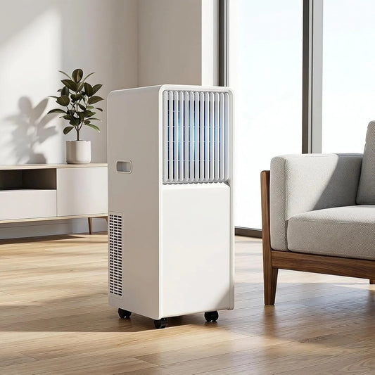 GIOFEOIK klimatyzator przenośny, Klimatyzator, Czas, Oscylacja, Cicha, 14000 BTU Silent z minutnik i funkcji, Przeciwwilgoć