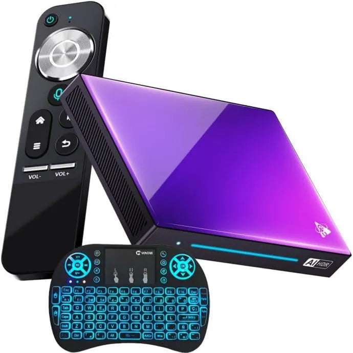 CHROX, Smart TV H96MAX RK3576, TV, 4K UHD, HDR, Wi-Fi, 3D efekt, Android OS, M9 8 GB RAM 128 GB ROM Quad- Core Puce, 4 Ghz, Box TV Android 14.0