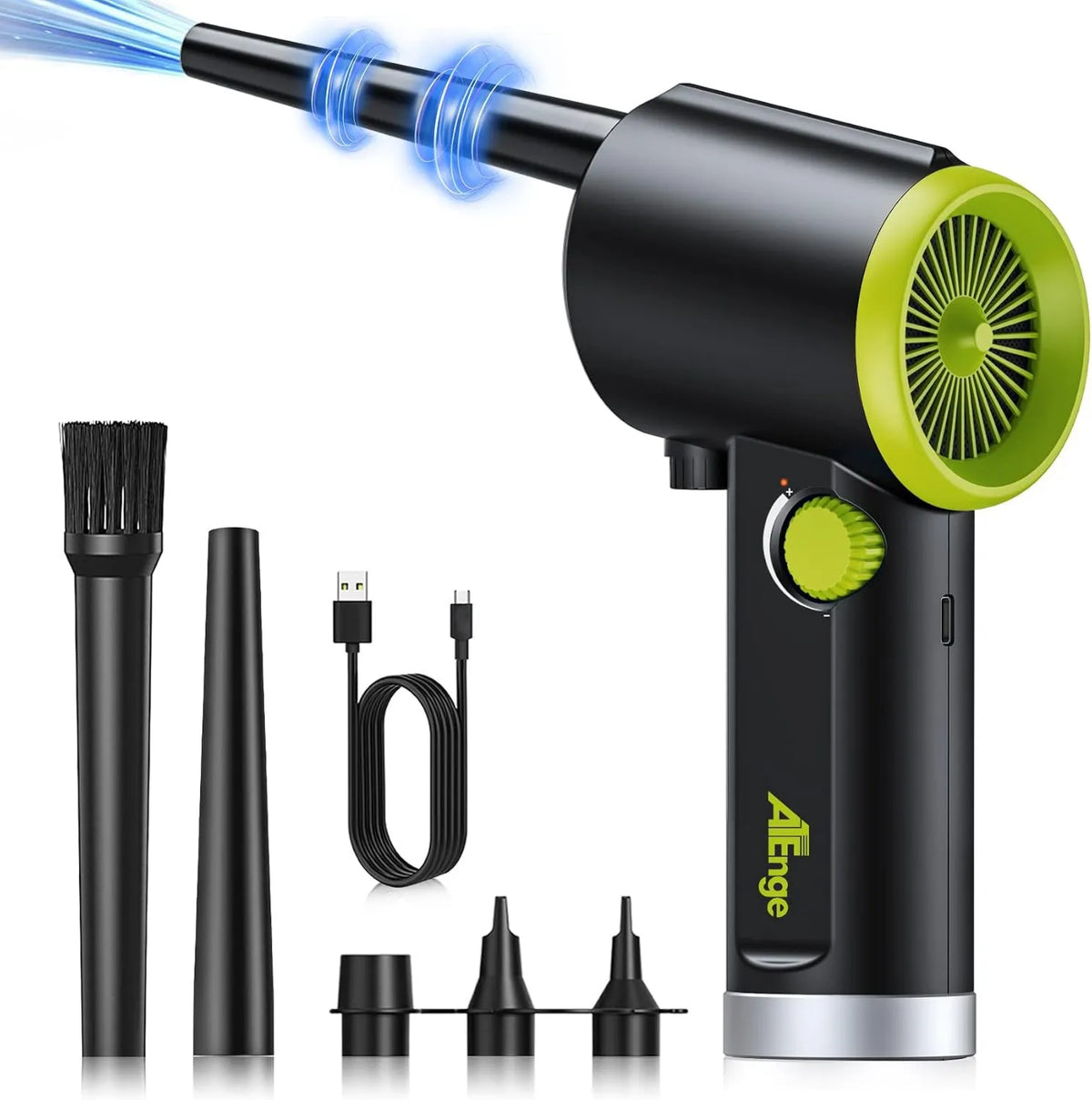 ATEngeus, szczotka, kabel, USB, do komputera, Bomba powietrzna kompresja